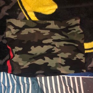 Camo tube top
